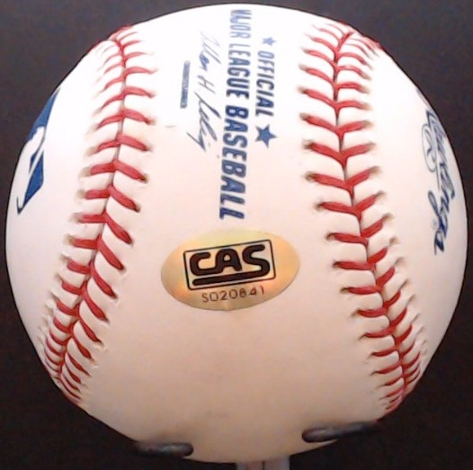 MIKE PELFREY SIGNED BASEBALL W/CAS COA