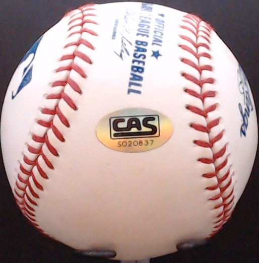 CHUCK KNOBLAUCH SIGNED BASEBALL W/CAS COA