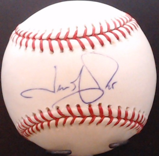 JASON GIAMBI AUTOGRAPHED BASEBALL W/ CAS COA