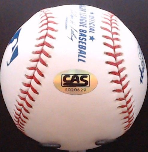 GREG MADDUX SIGNED BASEBALL W/CAS COA