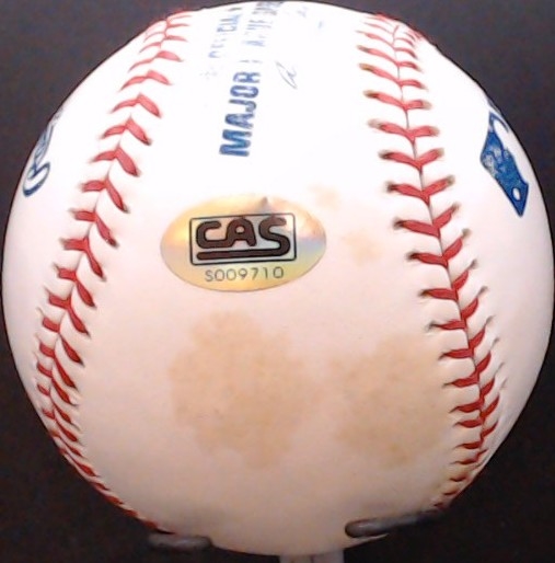 TINO MARTINEZ SIGNED BASEBALL W/CAS COA