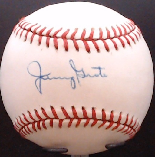 JERRY GROTE SIGNED BASEBALL W/CAS COA
