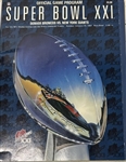 1987 SUPER BOWL XXI PROGRAM - GIANTS vs BRONCOS