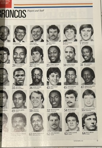 1987 SUPER BOWL XXI PROGRAM - GIANTS vs BRONCOS