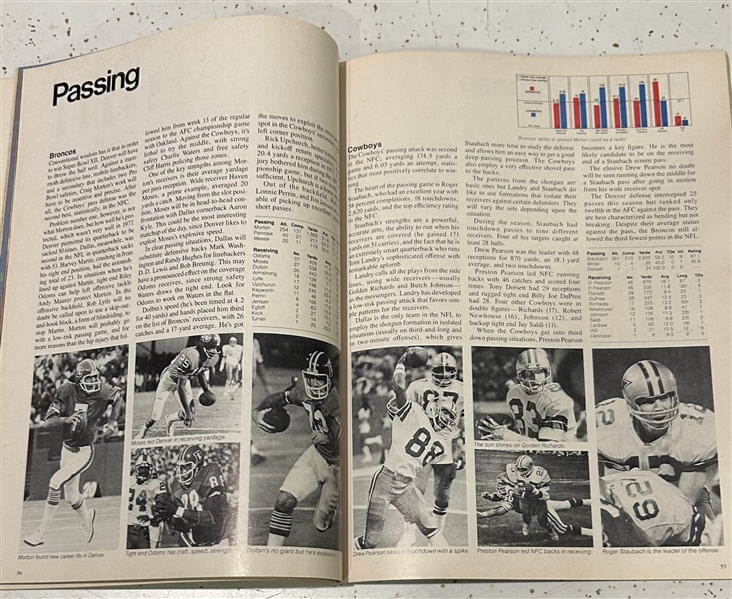 1978 SUPER BOWL XII PROGRAM - COWBOYS vs BRONCOS