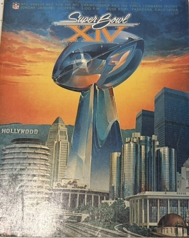 1980 SUPER BOWL XIV PROGRAM - STELLERS vs RAMS