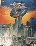 1980 SUPER BOWL XIV PROGRAM - STELLERS vs RAMS