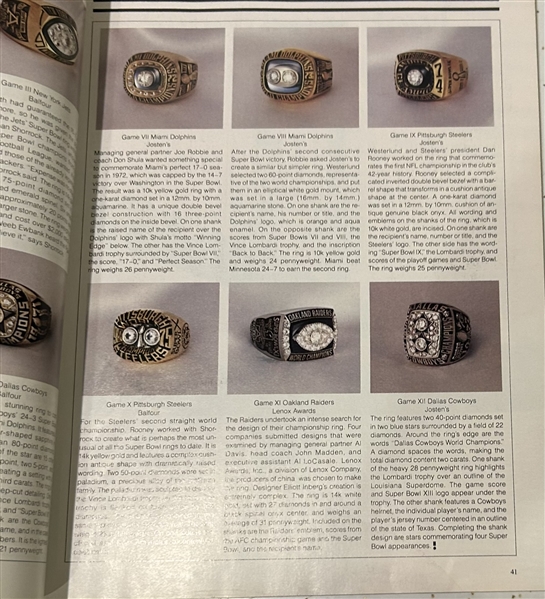 1980 SUPER BOWL XIV PROGRAM - STELLERS vs RAMS