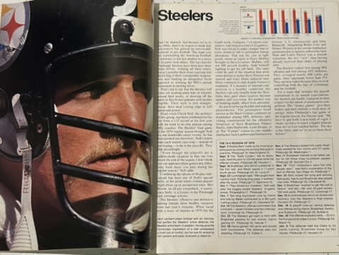 1980 SUPER BOWL XIV PROGRAM - STELLERS vs RAMS