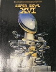 1982 SUPER BOWL XVI PROGRAM- FORTY-NINERS vs BENGALS