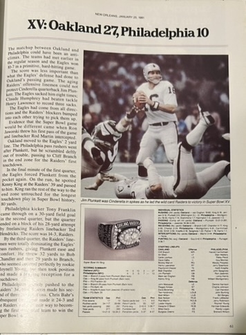 1982 SUPER BOWL XVI PROGRAM- FORTY-NINERS vs BENGALS