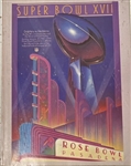 1983 SUPER BOWL XVII PROGRAM - REDSKINS vs DOLPHINS