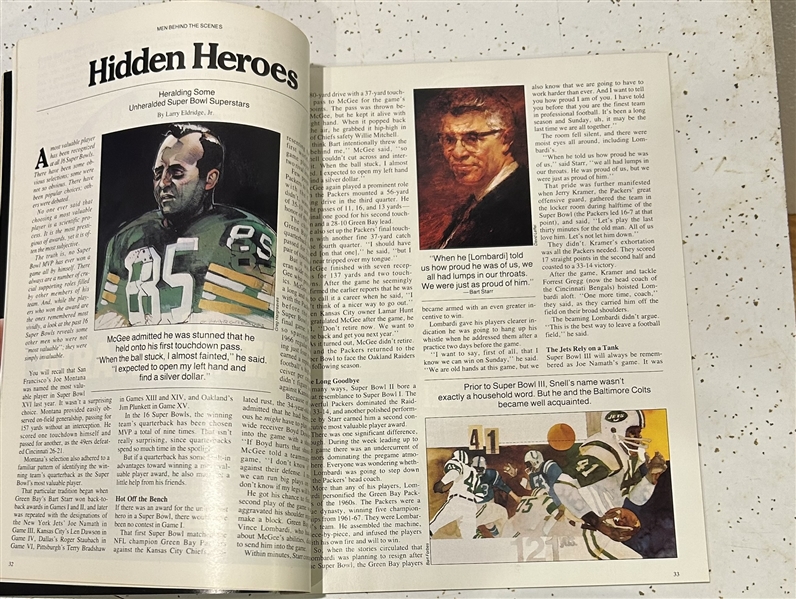 1983 SUPER BOWL XVII PROGRAM - REDSKINS vs DOLPHINS
