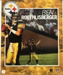 BEN ROETHLISBERGER "PITTSBURGH STEELERS" HOLOGRAM POSTER