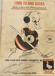 1963-64 LONG ISLAND DUCKS HOCKEY PROGRAM