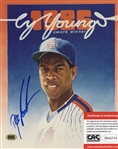 DWIGHT "DOC" GOODEN SIGNED PHOTO W/CAS COA