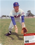 AL WEIS SIGNED PHOTO W/CAS COA   1969 METS