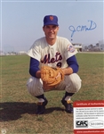 JC MARTIN AUTOGRAPHED 8X10 PHOTO W/ CAS COA  1969 METS