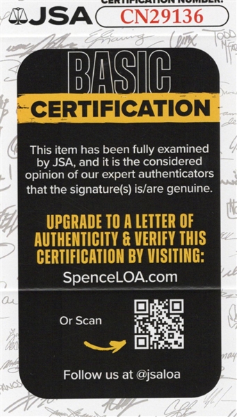 KAREEM ABDUL-JABBAR SIGNED S.I. COVER W/JSA COA