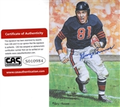 GEORGE CONNOE SIGNED ART PHOTO W/CAS COA