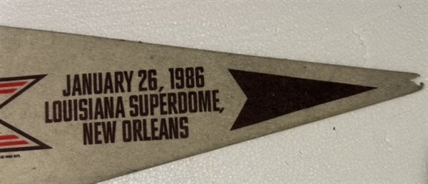 1985 CHICAGO BEARS DIVISION CHAMPS PENNANT